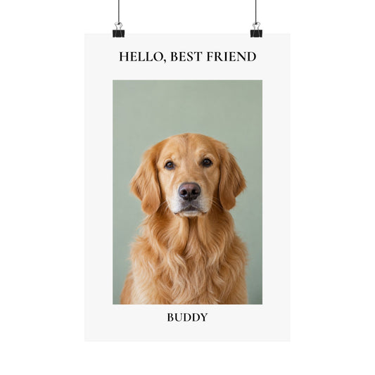 Best Friend - Personalized Pet Photo Print
